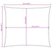 Parasolar, antracit, 2x2,5 m, țesătură oxford, dreptunghiular - WALTI WALTI