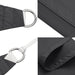 Pânză parasolar, antracit, 2,5x2,5x3,5 m, țesătură oxford - WALTI WALTI