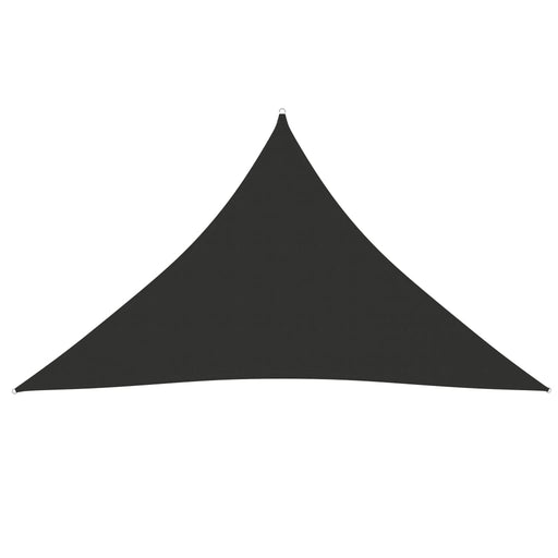 Parasolar, antracit, 5x5x6 m, țesătură oxford, triunghiular - WALTI WALTI