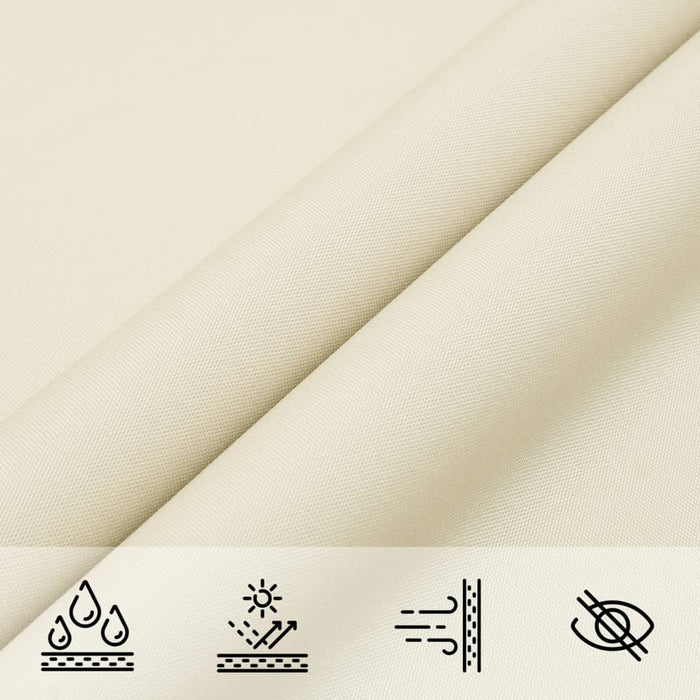 Parasolar, crem, 2,5x2,5x3,5 m, țesătură oxford, triunghiular - WALTI WALTI