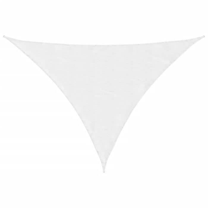 Parasolar din țesătură oxford triunghiular, alb, 3x4x5m - WALTI WALTI