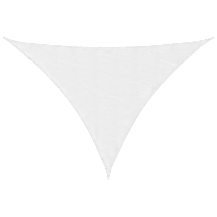 Parasolar, alb, 5x5x6 m, țesătură oxford, triunghiular - WALTI WALTI