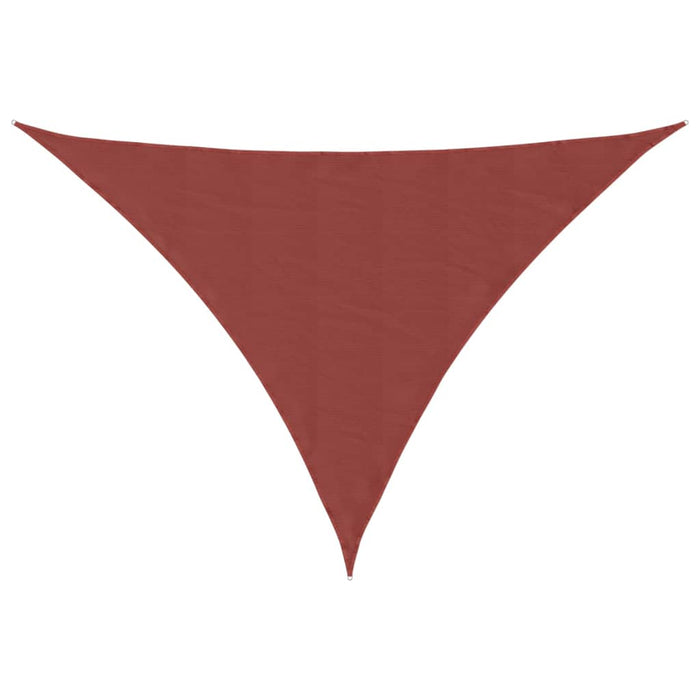 Parasolar, cărămiziu, 4x5x5 m, țesătură oxford, triunghiular - WALTI WALTI