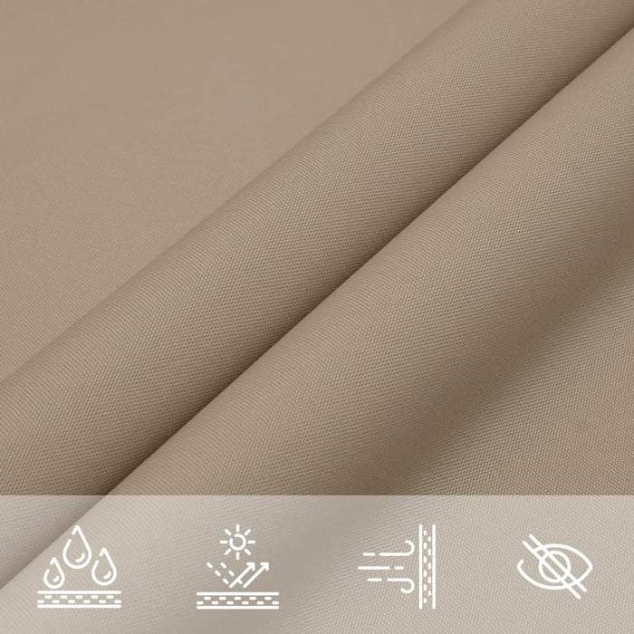 Pânză parasolar, gri taupe, 2x2 m, țesătură oxford, pătrat - WALTI WALTI