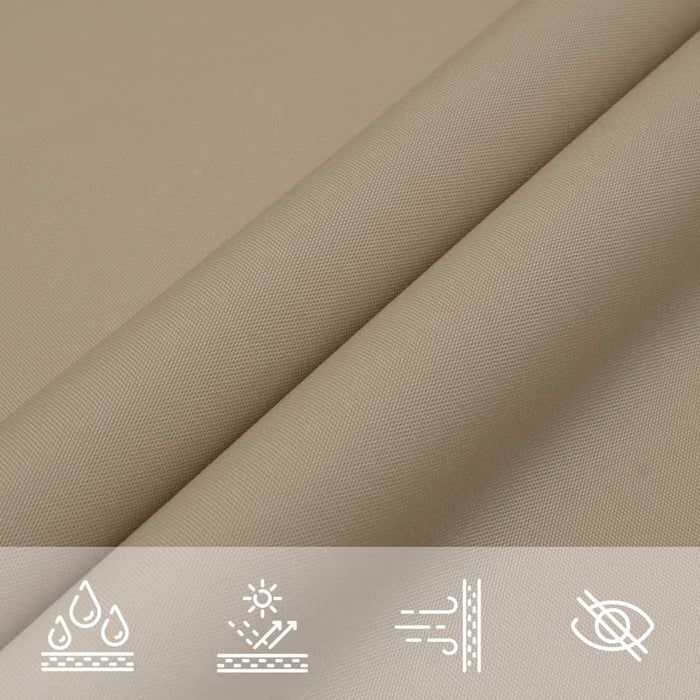 Parasolar, gri taupe, 2,5x2,5 m, țesătură oxford, pătrat - WALTI WALTI