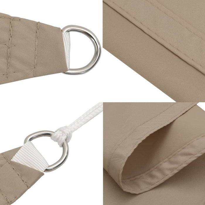 Parasolar, gri taupe, 3x3 m, țesătură oxford, pătrat - WALTI WALTI