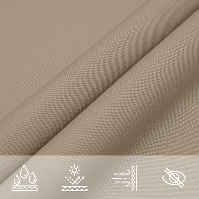 Pânză parasolar, gri taupe, 3,6x3,6 m, țesătură oxford, pătrat - WALTI WALTI