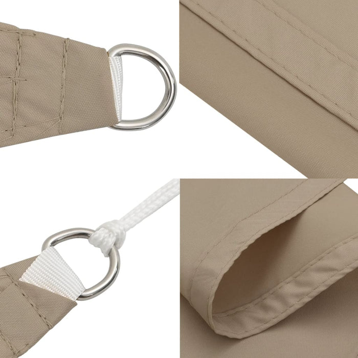 Pânză parasolar, gri taupe, 5x5 m, țesătură oxford, pătrat - WALTI WALTI