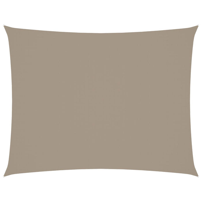 Pânză parasolar gri taupe 2,5x4 m textil oxford dreptunghiular WALTI