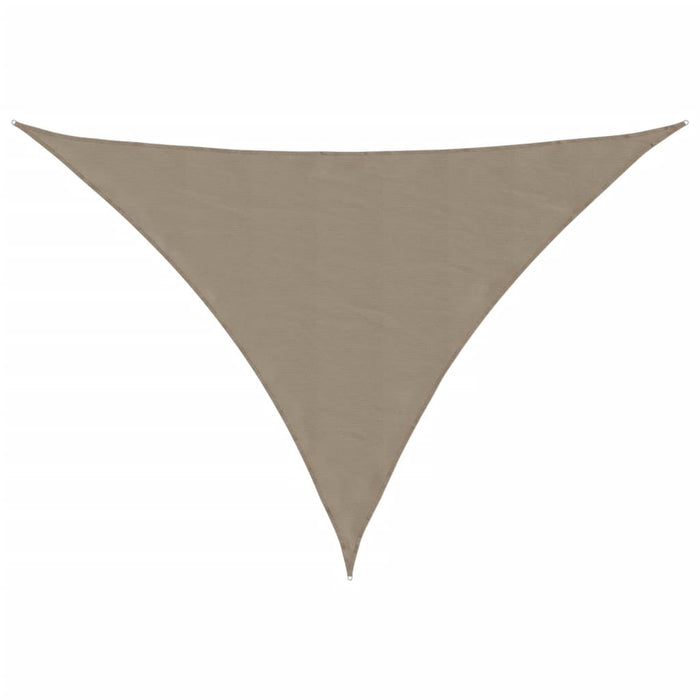 Parasolar gri taupe 2,5x2,5x3,5 m țesătură oxford triunghiular - WALTI WALTI