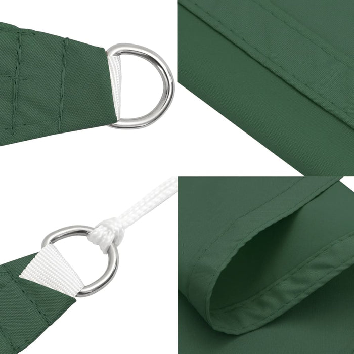 Parasolar, verde închis, 2x2 m, țesătură oxford, pătrat WALTI