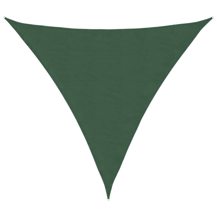 Parasolar, verde, 3,6x3,6x3,6 m, țesătură oxford, triunghiular - WALTI WALTI
