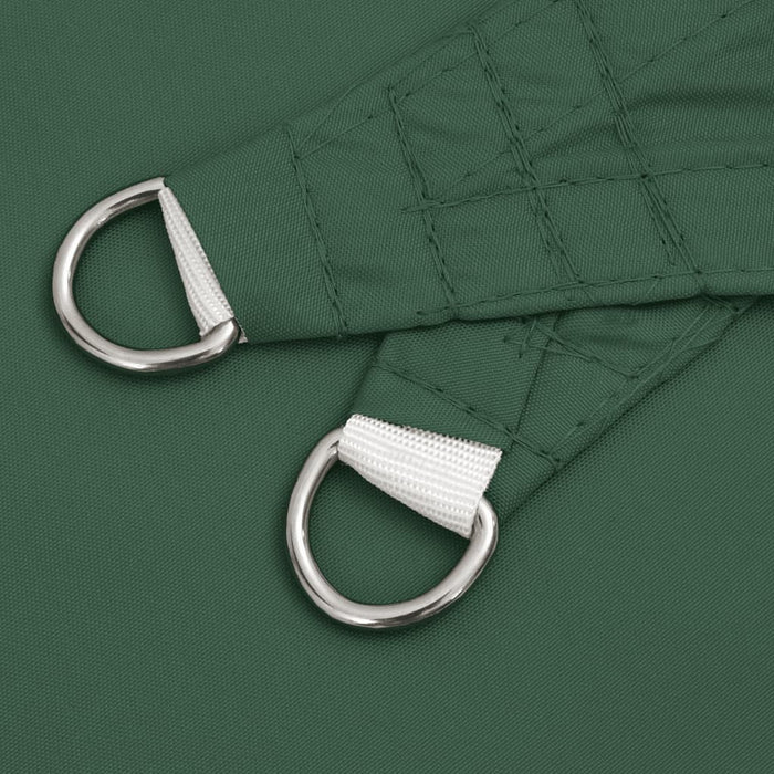 Parasolar verde închis 3x3x4,24 m țesătură oxford triunghiular WALTI