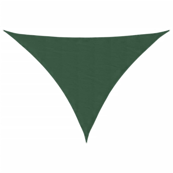 Parasolar, verde, 3,5x3,5x4,9 m, țesătură oxford, triunghiular WALTI