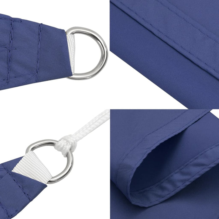 Pânză parasolar albastru 4x5x5 m țesătură oxford triunghiular WALTI