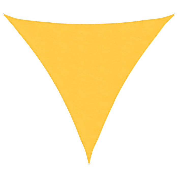 Parasolar, galben, 3,6x3,6x3,6 m, țesătură oxford, triunghiular WALTI