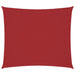 Pânză parasolar, roșu, 2,5x3 m, țesătură oxford, dreptunghiular - WALTI WALTI