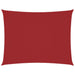 Pânză parasolar, roșu, 4x5 m, țesătură oxford, dreptunghiular - WALTI WALTI