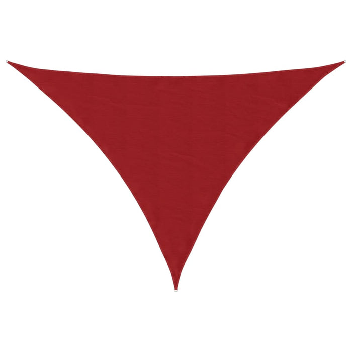 Parasolar, roșu, 2,5x2,5x3,5 m, țesătură oxford, triunghiular - WALTI WALTI