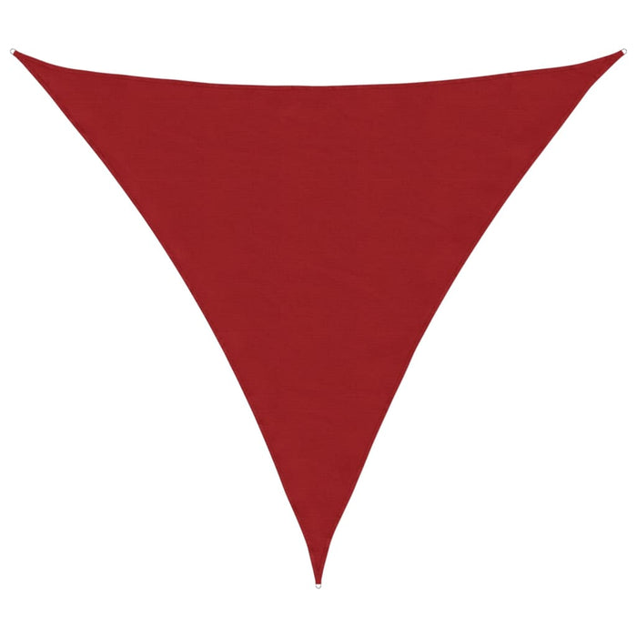 Parasolar, roșu, 4,5x4,5x4,5 m, țesătură oxford, triunghiular - WALTI WALTI