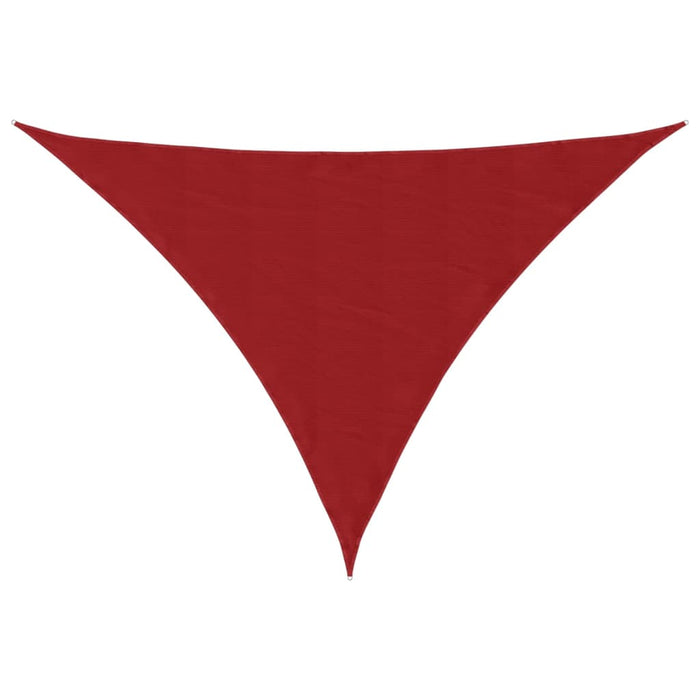 Parasolar, roșu, 5x5x6 m, țesătură oxford, triunghiular - WALTI WALTI