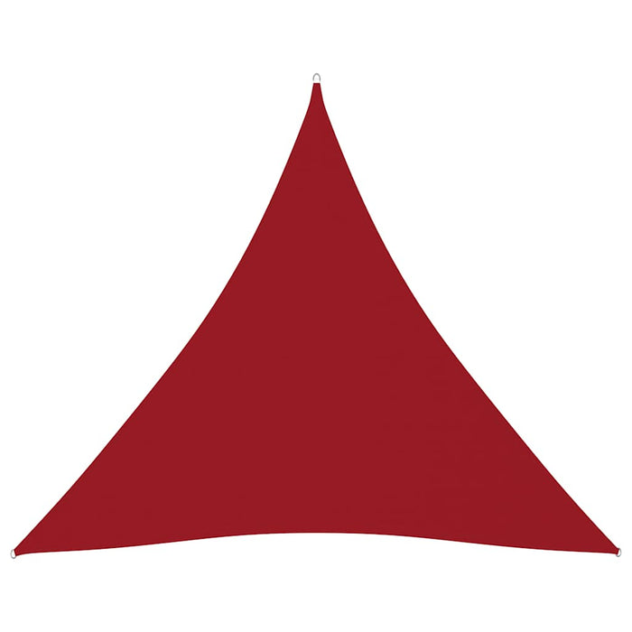Pânză parasolar, roșu, 6x6x6 m, țesătură oxford, triunghiular WALTI