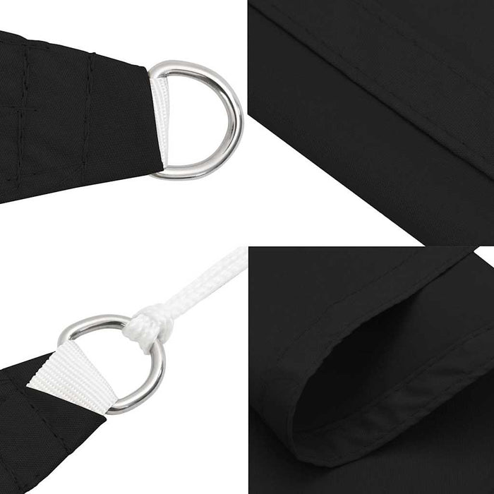 Parasolar, negru, 2x2 m, țesătură oxford, pătrat - WALTI WALTI