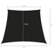 Parasolar, negru, 2/4x3 m, țesătură oxford, trapez - WALTI WALTI