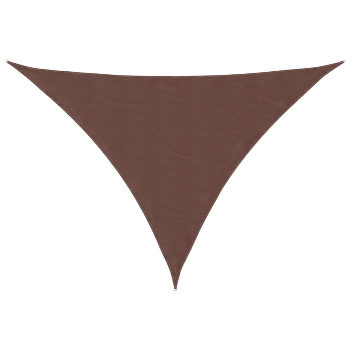 Parasolar, maro, 3x3x4,24 m, țesătură oxford, triunghiular - WALTI WALTI