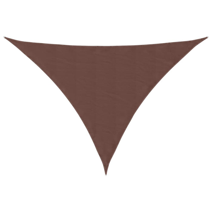 Parasolar, maro, 4x4x5,8 m, țesătură oxford, triunghiular - WALTI WALTI