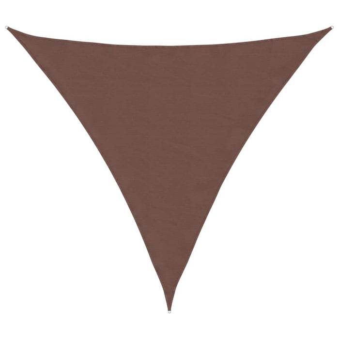 Parasolar, maro, 5x5x5 m, țesătură oxford, triunghiular - WALTI WALTI