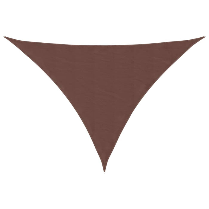 Parasolar, maro, 4x5x6,4 m, țesătură oxford, triunghiular - WALTI WALTI