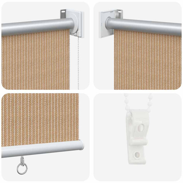 Jaluzea tip rulou de exterior, bej, 85 (l) x 140 (î) cm WALTI