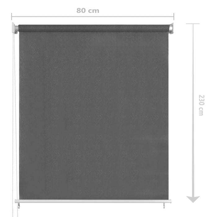 Jaluzea tip rulou de exterior, antracit, 80x230 cm - WALTI WALTI