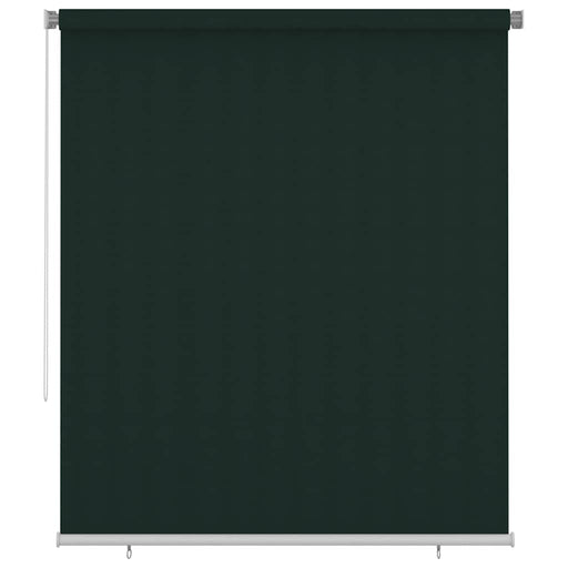 Jaluzea tip rulou de exterior, 205 (l) x 230 (î) cm, verde închis, HDPE - WALTI WALTI