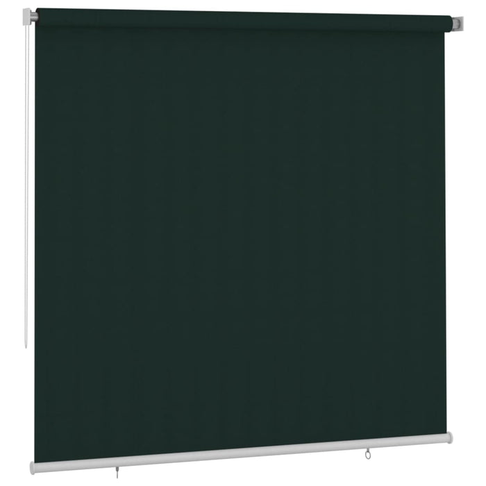 Jaluzea tip rulou de exterior, verde închis, 240x230 cm, HDPE WALTI