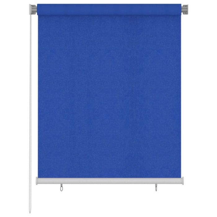 Jaluzea tip rulou de exterior, albastru, 120x140 cm, HDPE WALTI