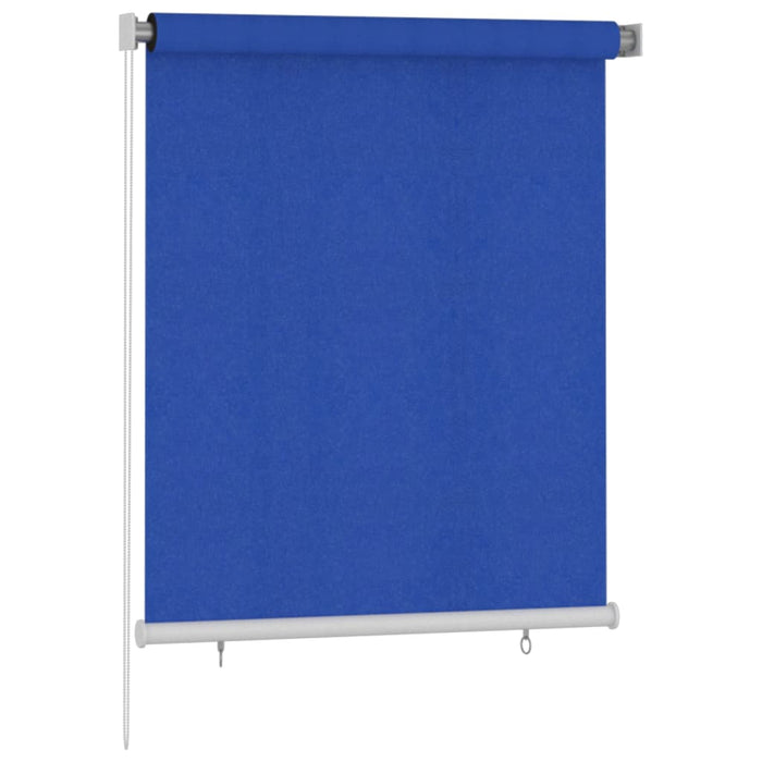 Jaluzea tip rulou de exterior, albastru, 120x140 cm, HDPE WALTI