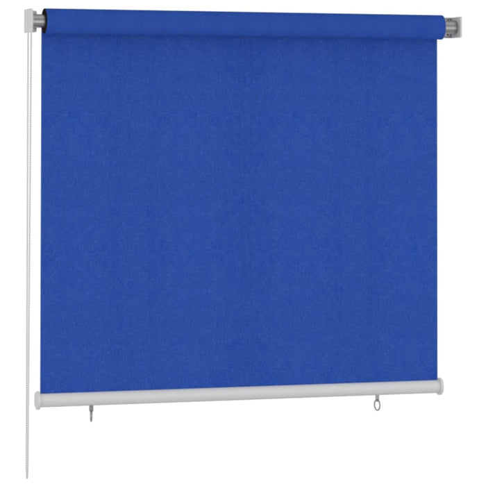 Jaluzea tip rulou de exterior, albastru, 160x140 cm, HDPE WALTI