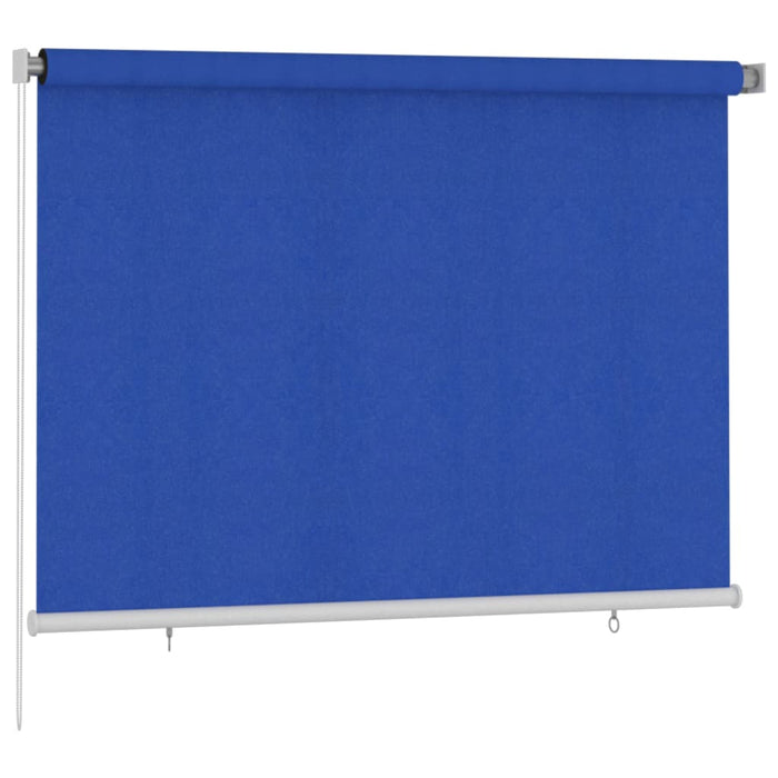 Jaluzea tip rulou de exterior, albastru, 200x140 cm, HDPE WALTI
