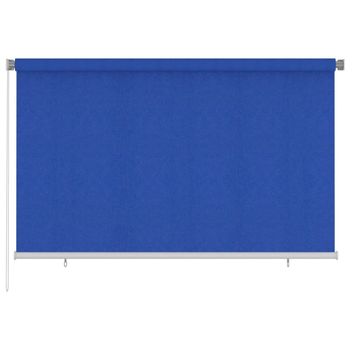 Jaluzea tip rulou de exterior, albastru, 240x140 cm, HDPE WALTI