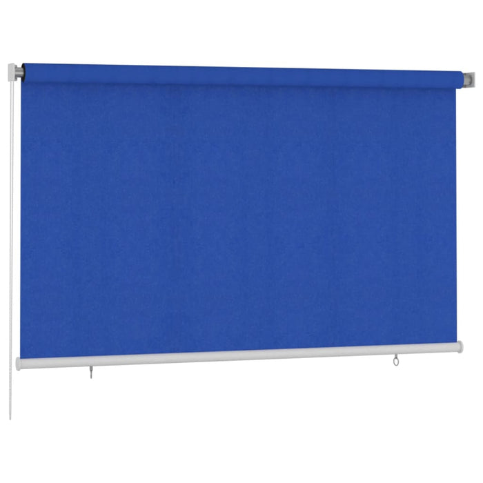 Jaluzea tip rulou de exterior, albastru, 240x140 cm, HDPE WALTI