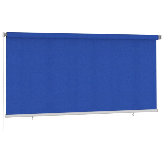 Jaluzea tip rulou de exterior, albastru, 300x140 cm, HDPE WALTI