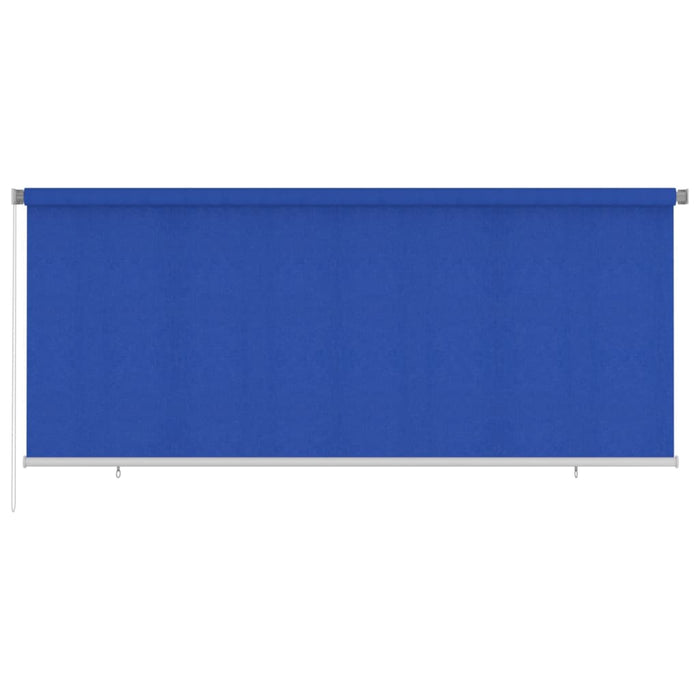 Jaluzea tip rulou de exterior, albastru, 350x140 cm, HDPE WALTI