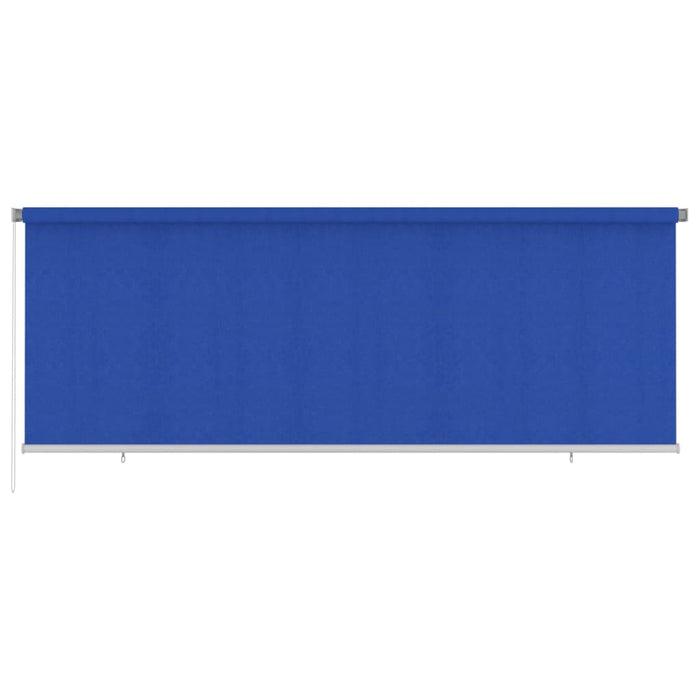 Jaluzea tip rulou de exterior, albastru, 400x140 cm, HDPE WALTI