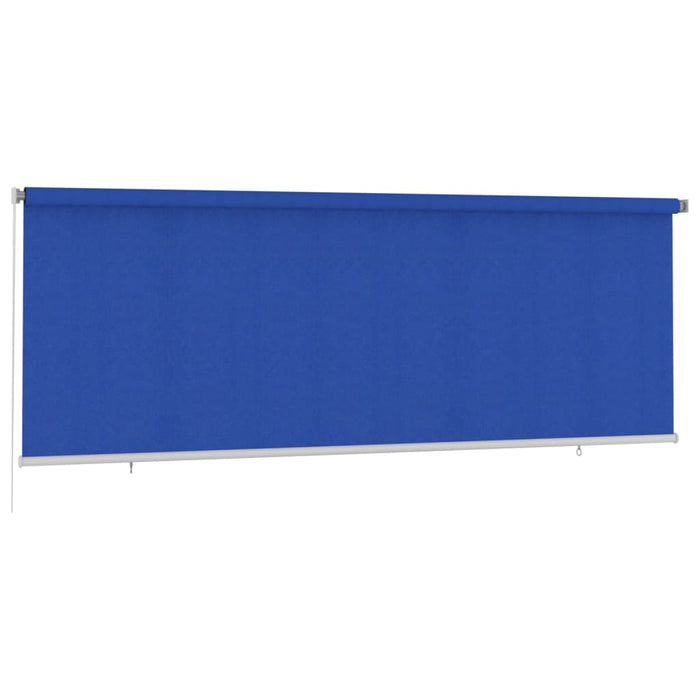 Jaluzea tip rulou de exterior, albastru, 400x140 cm, HDPE WALTI