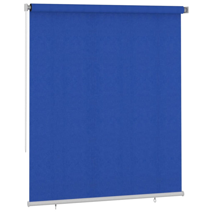Jaluzea tip rulou de exterior, albastru, 200x230 cm, HDPE WALTI