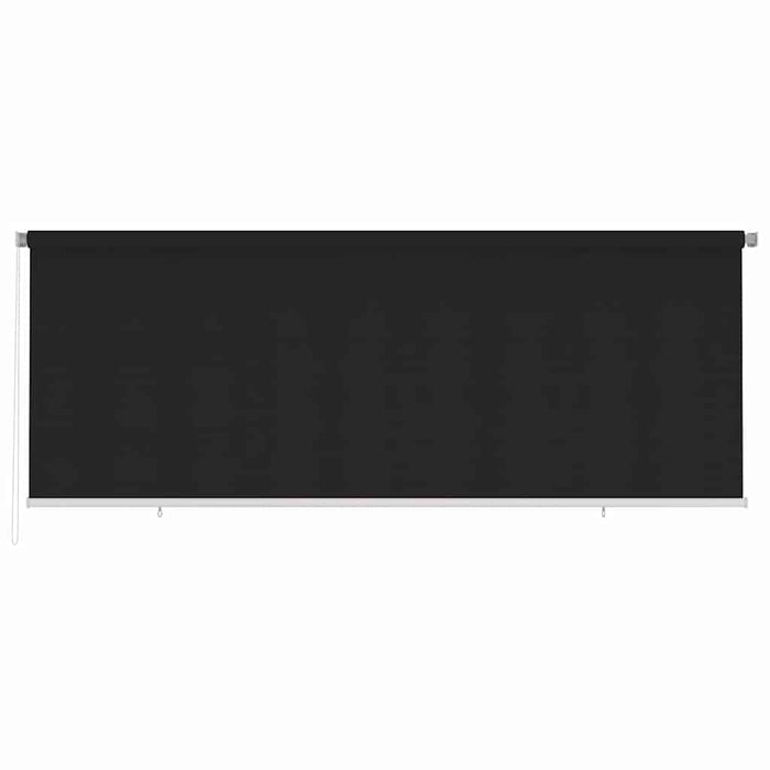Jaluzea rulantă de exterior 405 (l) x 140 (î) cm, neagră, HDPE WALTI