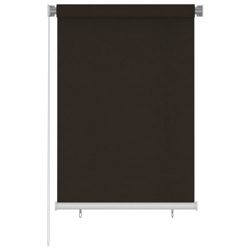 Jaluzea tip rulou de exterior, 100x140 cm, maro, HDPE - WALTI WALTI