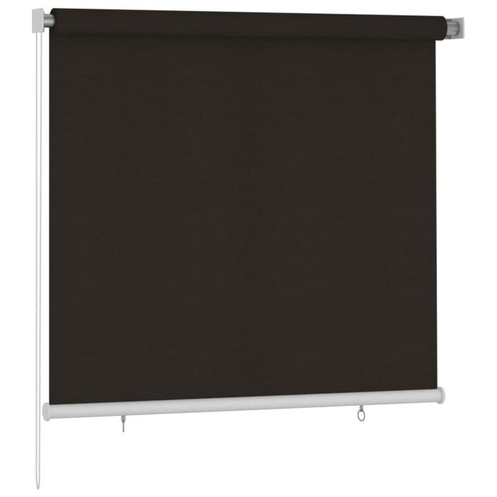 Jaluzea tip rulou de exterior, maro, 160x140 cm, HDPE WALTI